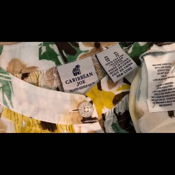 Caribbean Joe Top. Worn once good shape. - Picture 4 of 6